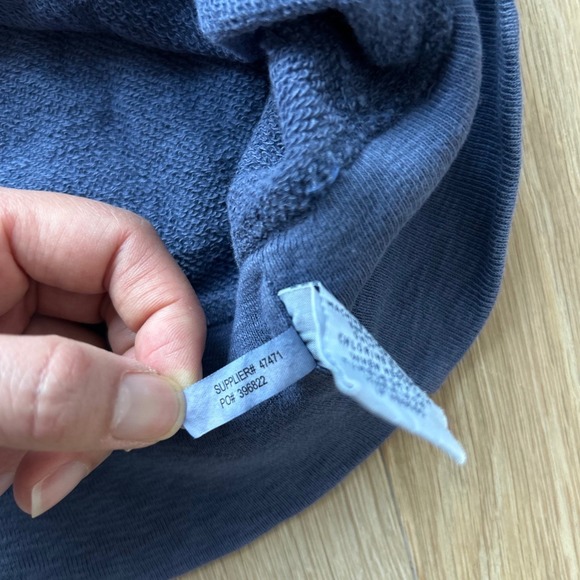 Vintage Polo Ralph Lauren Hoodie Blue Orange Pony Logo Pullover Fleece Men XL - Picture 9 of 11